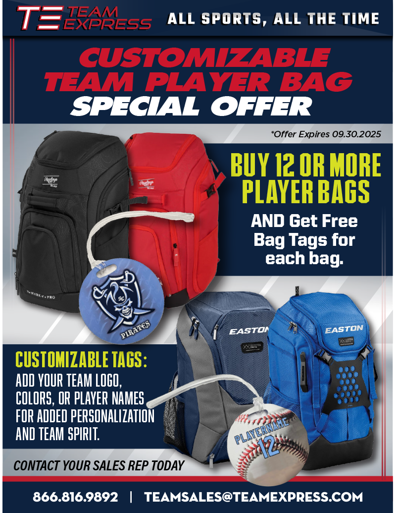Customizable Team Player Bag