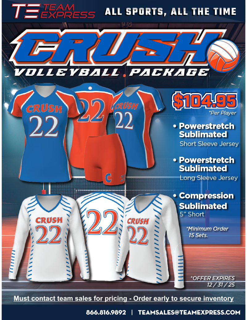Crush Volleyball Package