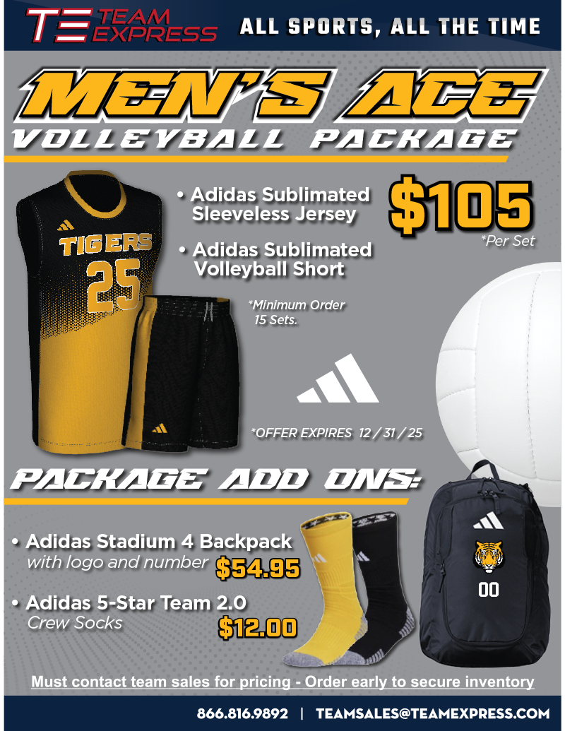 Men's Ace Volleyball Package
