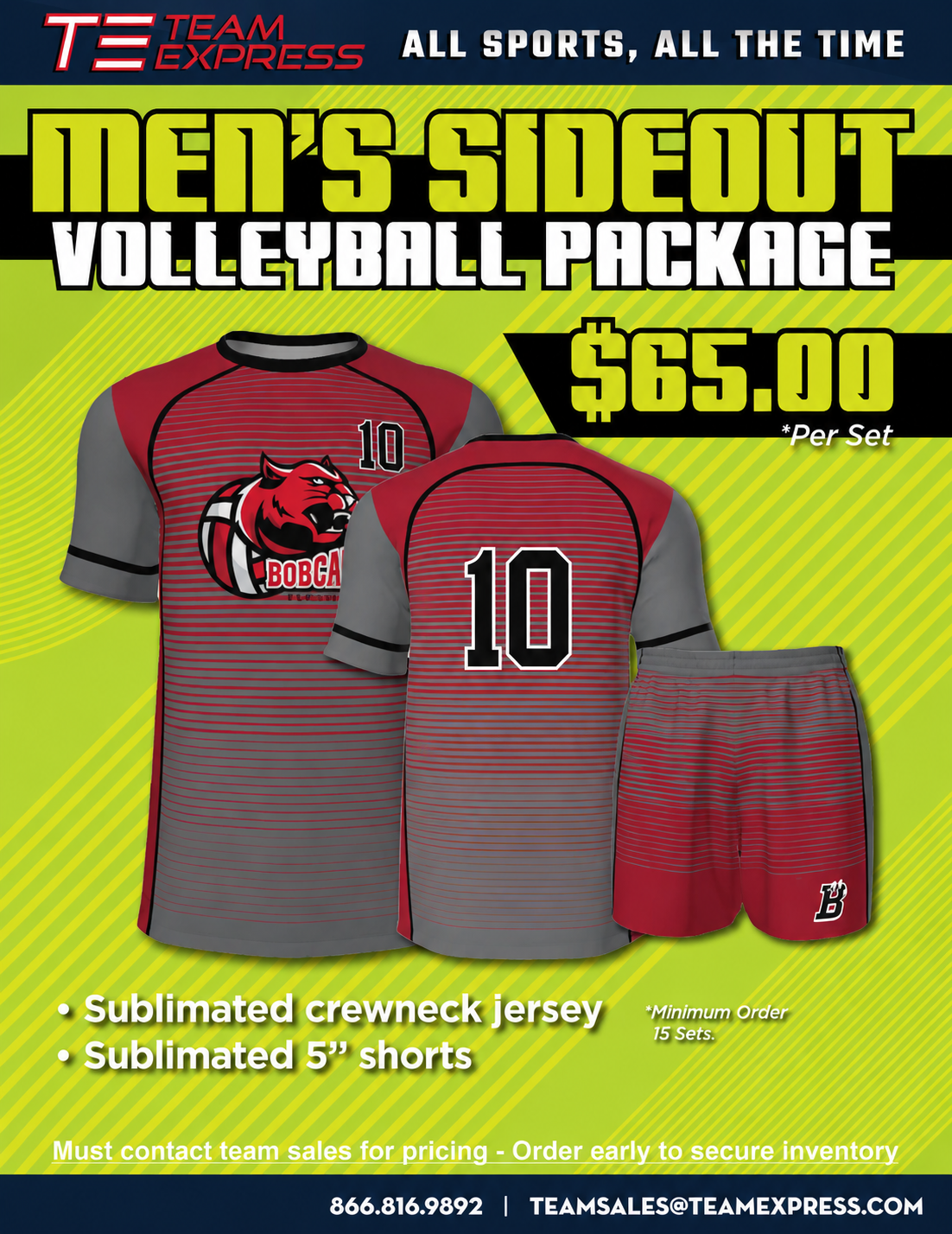Men's Sideout Volleyball Package