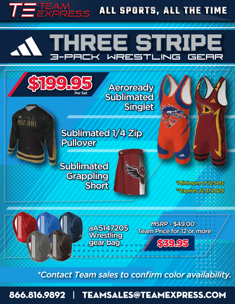 Three Stripe 3-Pack Wrestling Gear