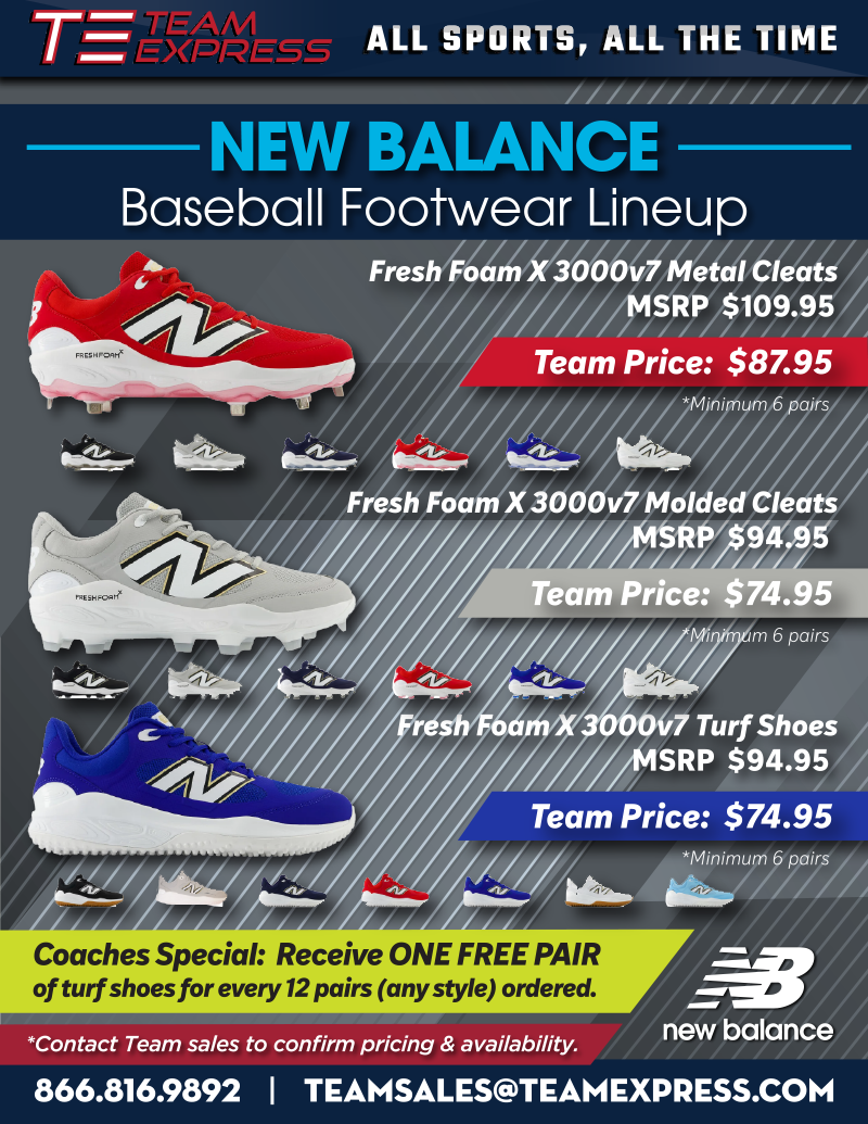 New Balance Baseball Footwear Lineup