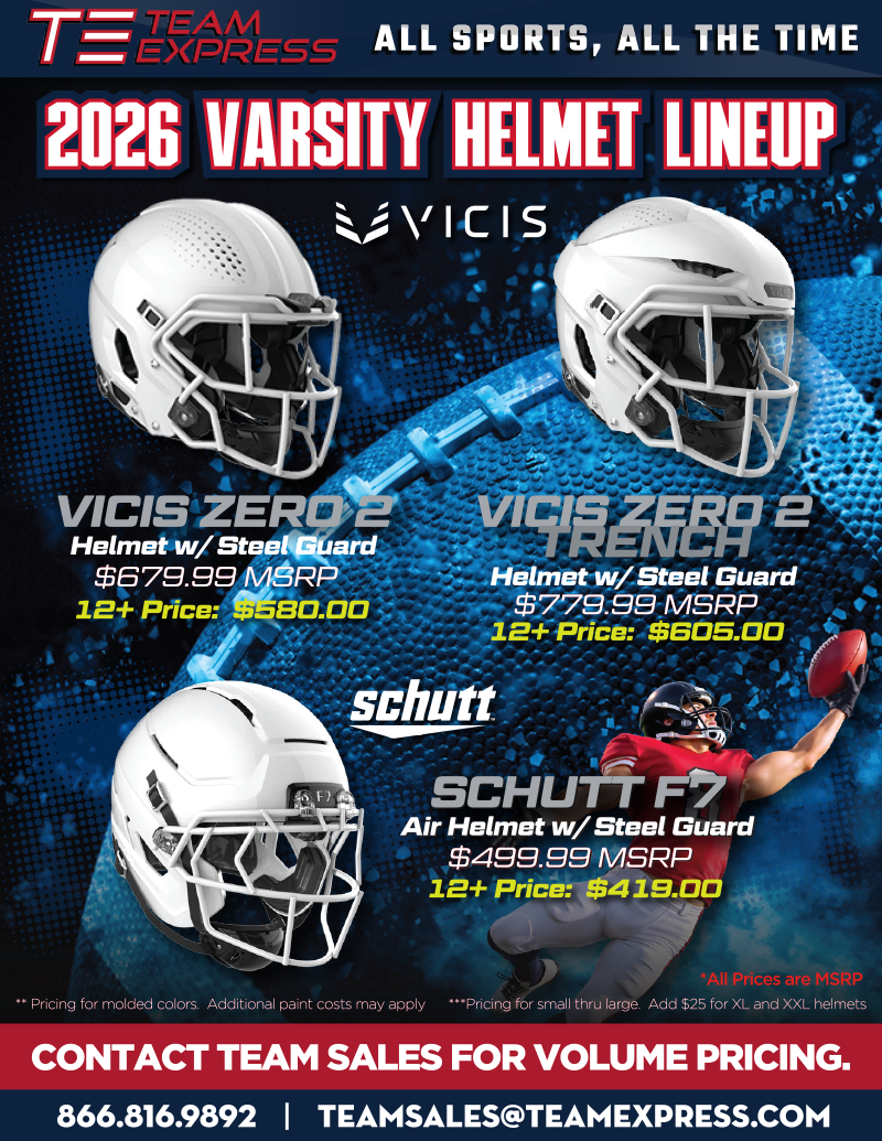 Vicis Varsity Football Helmet Lineup