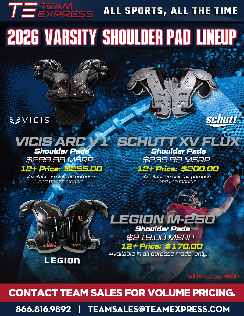 Vicis Varsity Shoulder Pad Lineup