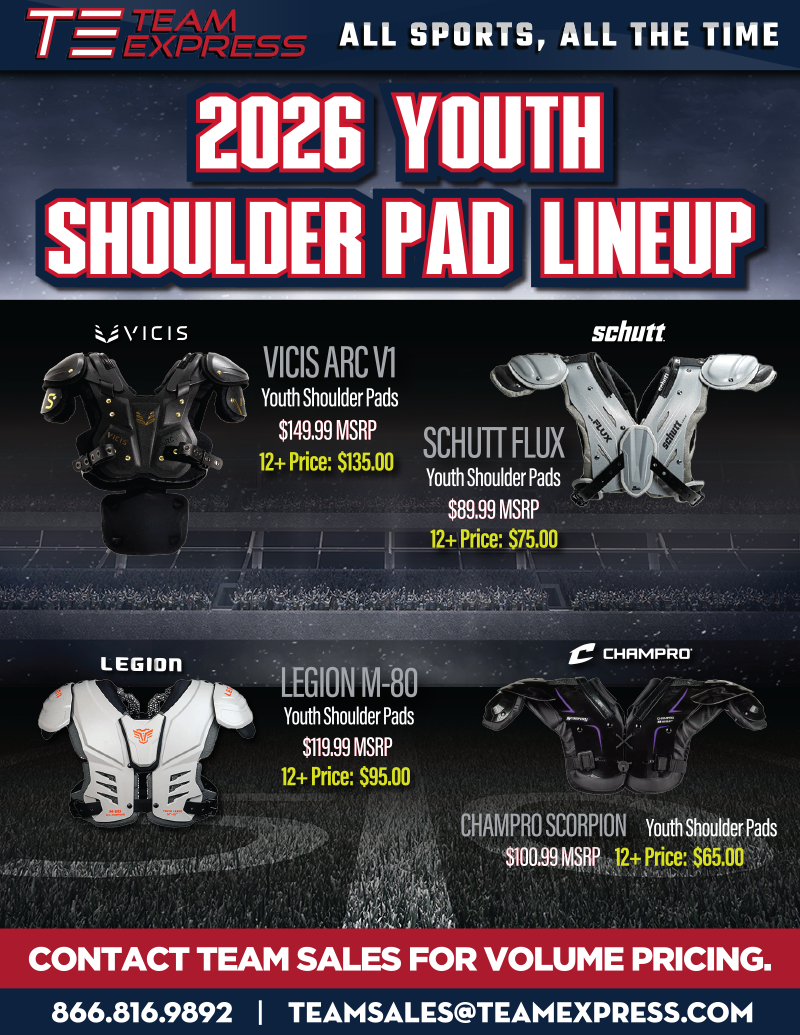 2026 Youth Shoulder Pad Lineup