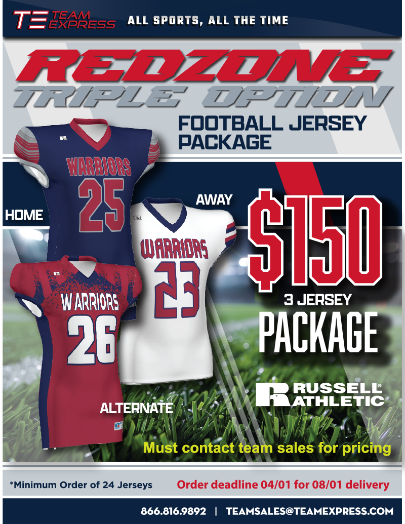 Redzone Triple Option Jersey Package