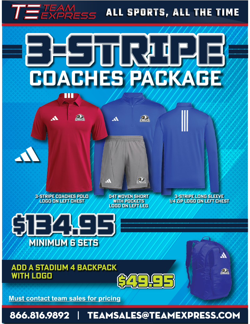 3-Stripe Coaches Package