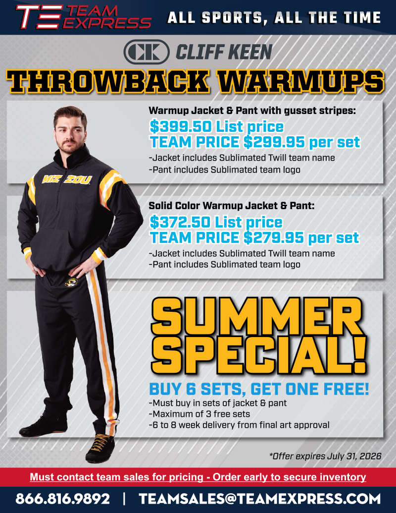 Cliff Keen Throwback Warmups